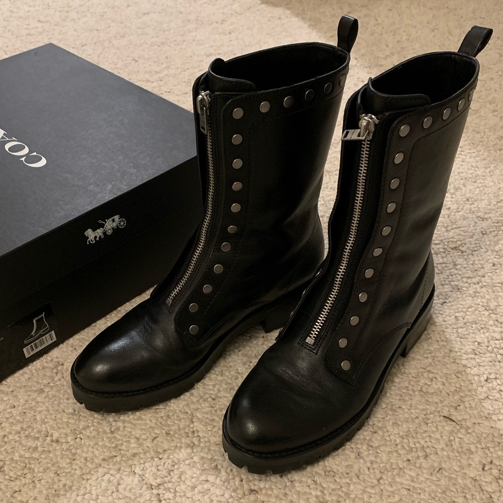 COACH Laura Combat Bootie